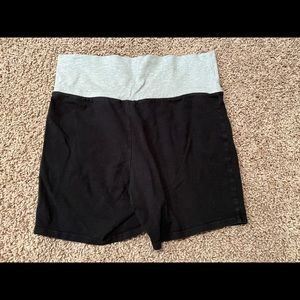 Black athletic shorts